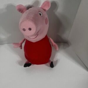 Peppa Pig 13" Plush Pink & Red